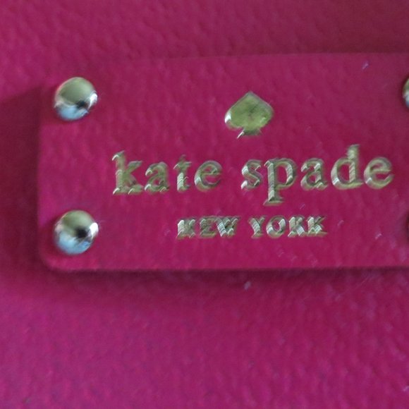 KATE SPADE Pink Hand Painted Butterfly Leather Bag - Picture 7 of 9